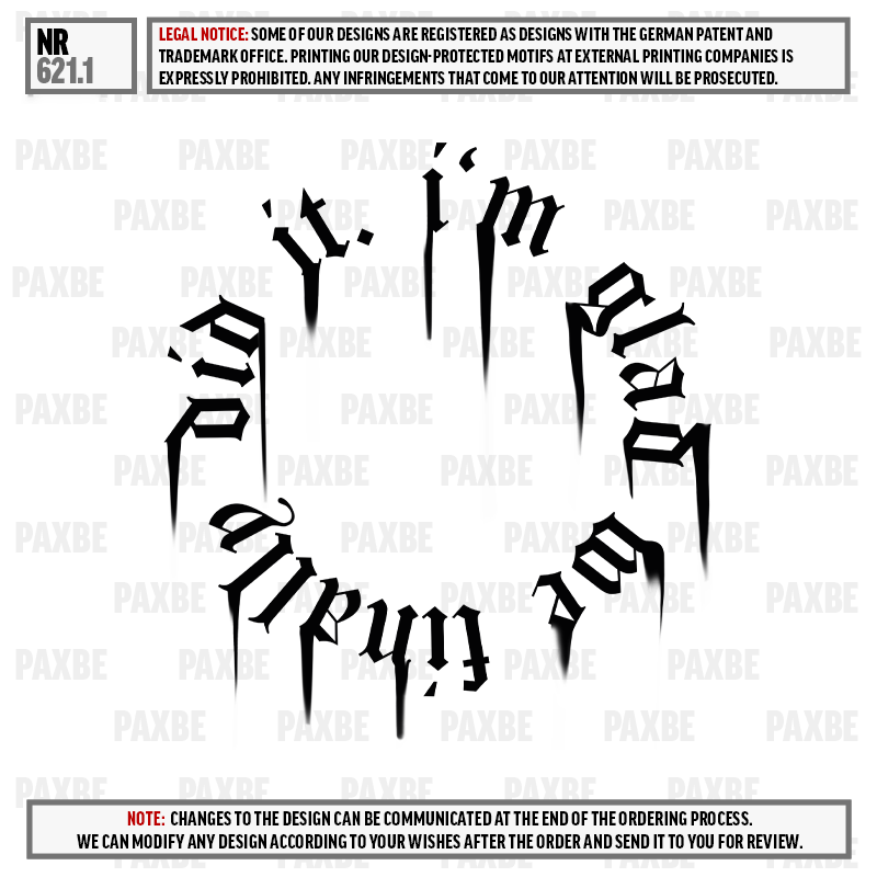 I’M GLAD WE FINALLY DID IT 621.1 UK